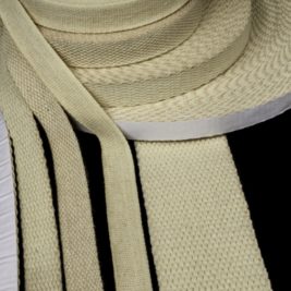 abrasion and heat resistant woven aramid tape